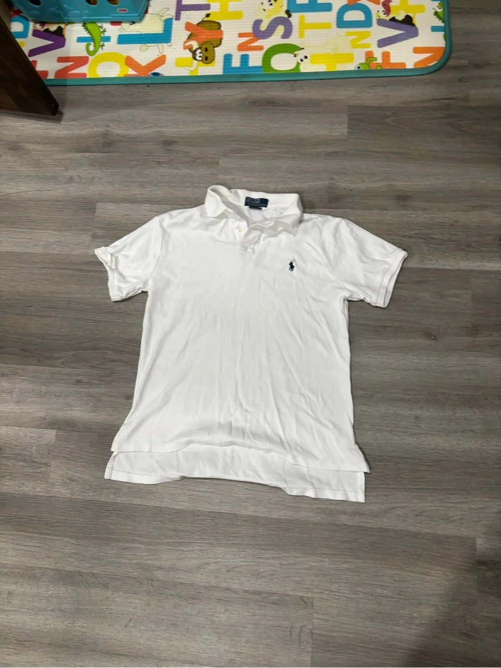 Polo by Ralph Lauren White Short-Sleeve Cotton Polo